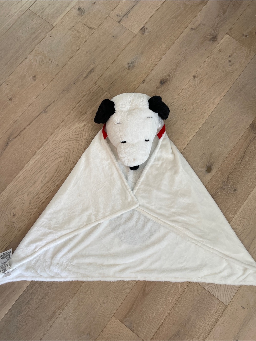 PEANUTS Snoopy kids hooded blanket wrap